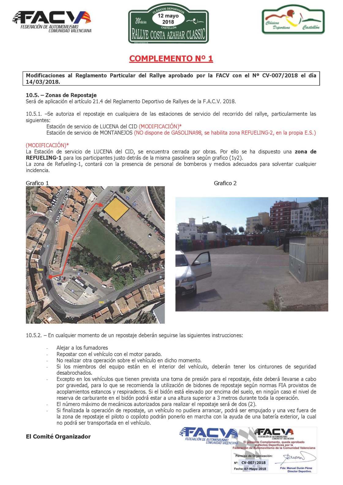Complemento Nº 1- REFUELING